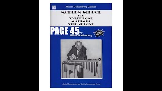 M Goldemberg  Modern School for Xylophone Marimba Vibraphone  pag45 [upl. by O'Donoghue]