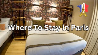 Perfect Hotel Near the Eiffel Tower  Hotel in Paris Room Tour [upl. by Nonnaer263]