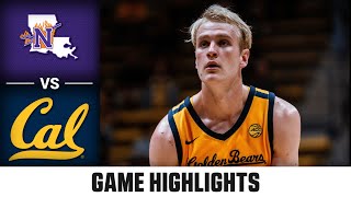 Northwestern State vs Cal Game Highlights  202425 ACC Mens Basketball [upl. by Oatis542]