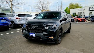 2024 Honda Ridgeline Black Edition AWD ONE OWNER  LOCALLY DRIVEN  36PU2318 [upl. by Nedla]