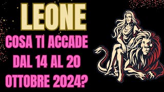 LEONE COSA ACCADE DAL 14 AL 20 OTTOBRE 2024tarocchioggi INTERATTIVO TAROCCHI [upl. by Oigolue297]