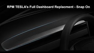 Model 3 Highand Carbon Fiber Dashboard Upgrade Options  Forget a Cap Types [upl. by Odlaw]