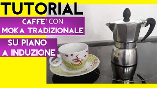 Come fare il caffe su piano cucina a induzione con moka tradizionale  SOLUZIONE DEFINITIVA [upl. by Arahk]