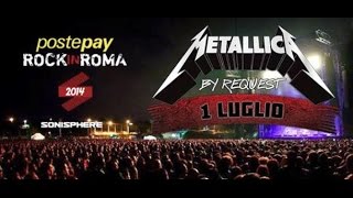 Metallica By Request  Live Rock In Roma 01072014 Rome Italy [upl. by Derte]