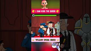 The Real Story Behind I can kiss the queen funny 😘video gaming ytshorts games [upl. by Nonnel]