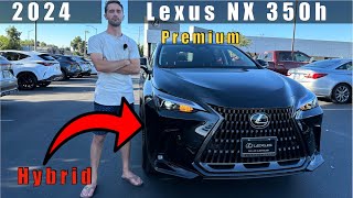 2024 Lexus NX 350H Premium  functional hybrid features review [upl. by Otanod]