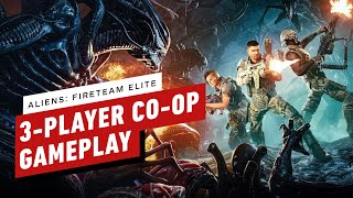 Aliens Fireteam Elite  3Player CoOp Gameplay 4K [upl. by Destinee]