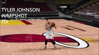 2k16 Tyler Johnson Jumpshot Fix [upl. by Lirret554]