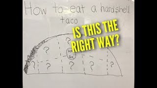 Food Hack How to Eat a HardShell Taco [upl. by Blanca]