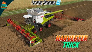 fs 23 harvester trick  Farming Simulator 23 Big Farm ep5 [upl. by Stephania]