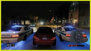 Watchdogs Modded LVL 3 Police Chase [upl. by Jemima]