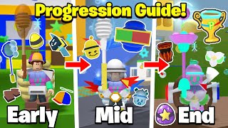 The UPDATED Progression Guide in Bee Swarm Simulator Early to End Game [upl. by Ossy]