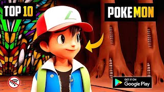 Top 10 Working POKEMON Games For Android In 2023  Amazing Graphics OnlineOffline [upl. by Chanda139]