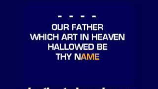 The Lords Prayer  Chartbuster Karaoke [upl. by Arrad637]