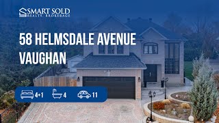 58 Helmsdale Ave Vaughan  Detached Home On A Premium Ravine Lot In Desirable Maple [upl. by Hunger852]