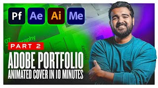 Animated Covers for your Graphic Design Adobe Portfolio in 10 minutes  Tutorial 2023 [upl. by Mcnutt505]