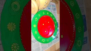 Painting on plate painting sketch newvideo viralvideo diy craft ytshorts harekrishna1411 [upl. by Lewap]