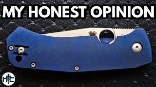 The 2024 KnifeJoy Exclusive Spyderco Slysz Bowie Folding Knife  My Honest Opinion [upl. by Gnehs526]