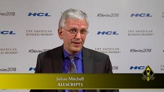 Allscripts Julian Mitchell is a Stevie® Award Winner in The 2018 American Business Awards® [upl. by Ayrb217]