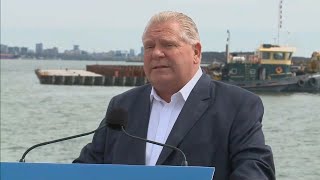 Ontario PC Party Leader Doug Ford on clean steelmaking and manufacturing – May 18 2022 [upl. by Annairam189]