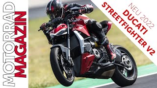 Neu 2022 Ducati Streetfighter V2 – Das bessere Naked Bike für die Straße mit 153 PS [upl. by Sirmons]