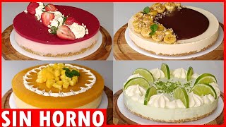 8 Postres SIN HORNO para VENDER y Ganar DINERO desde CASA Cheesecake RENTABLES elideli [upl. by Ydnas]