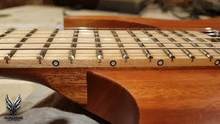 Hufschmid guitars fretwork details [upl. by Niroht]