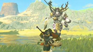 Fighting A Silver Lynel Zelda Tears Of the Kingdom [upl. by Ramej]