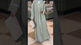 QABBA ABAYA TAKIM 54 bedene kadar 💕 büyükbeden elbise hijab abaya [upl. by Ahsienar536]