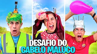 DESAFIO EXTREMO DO CABELO MALUCO quem ganhou [upl. by Aniez]