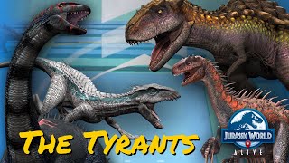 Jurassic World Alive Tyrant Tier List Rankings 111 [upl. by Blanca488]