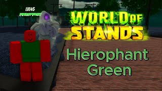 Hierophant Green Combo Reupload  World of Stands [upl. by Enitsirhc]