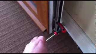 How to adjust your pvc door lock to stop draughts [upl. by Aeila]