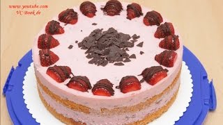 Erdbeertorte  Strawberry Cake [upl. by North]