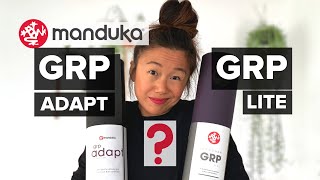 Manduka GRP Adapt vs GRP Lite  GRP Series Yoga Mat Reviews [upl. by Niret]