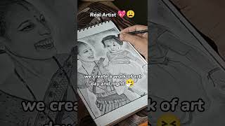 Support everyone not only one 💔 art drawing shorts ytshorts edit emotional motivation sketch [upl. by Nissy]