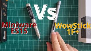 Miniware ES15 vs WowStick 1f [upl. by Yhtir]