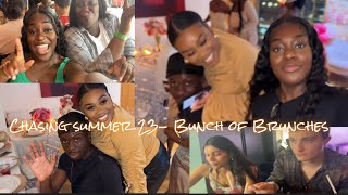 FILM  Chasing Summer 23  A BUNCH OF BRUNCHES VLOG [upl. by Esaj]