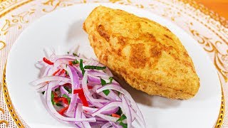 PAPA RELLENA  RECETA PERUANA  SUPER FACIL Y DELICIOSA  Sazón y Corazón [upl. by Brendan632]