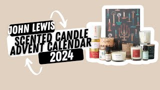 John Lewis Scented Candle Advent Calendar 2024 beautycalendars [upl. by Elda579]