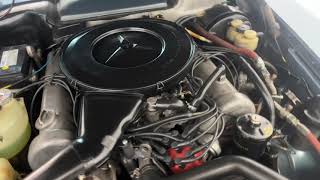 1972 Mercedes 350SL Coldstart video [upl. by Ioab269]