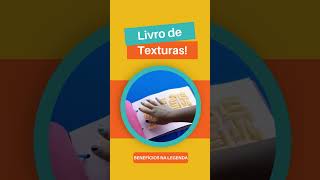 CADERNO DE TEXTURAS infantil comoeducarosfilhos dicasdeatividades [upl. by Bandur409]