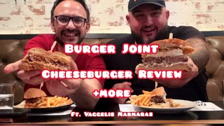 CHEESEBURGER REVIEW στο “THE BURGER JOINT” ft VAGGELIS MARMARAS [upl. by Lartnom]