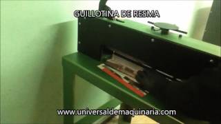 GUILLOTINA PARA CORTE DE RESMA [upl. by Dryden]