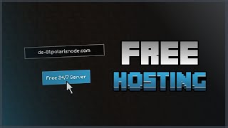 FREE Minecraft Server Hosting 2024  247 Always Online  PolarisNodecom [upl. by Ahsemik]