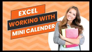 MINI CALENDAR IN EXCEL  How to enter date using calendar  Calendar Se Date Kaise Enter Karte Hai [upl. by Dione]