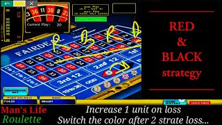 RRBBRRBBRR Roulette Outside Bets Strategy Low Risk profit trick [upl. by Eiramyelhsa]