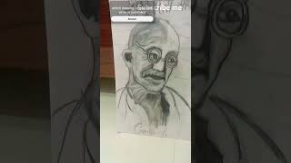 🇮🇳🇮🇳Shiva artsMahatma gandhi 🇮🇳🇮🇳 [upl. by Zelde]