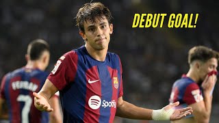 Joao Felix First Goal For Barcelona vs Real Betis [upl. by Hayyim]