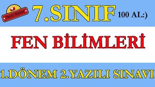 7Sınıf Fen 1Dönem 2Yazılı7Sınıf Fen Yazılı Soruları [upl. by Eiclud764]